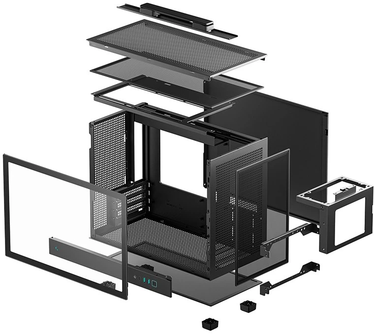 DeepCool CH160 PLUS Small Form Factor (SFF) Juodas