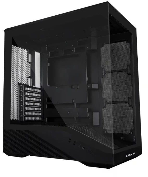 Lian Li Vector V100 PC-kompiuterio korpusas, Midi-Tower, ATX, RGB, Tempered Glass – juodos spalvos