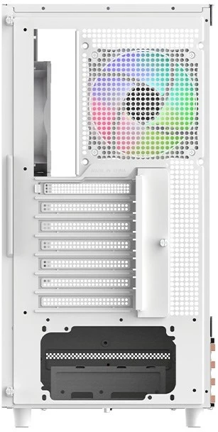 „Thermaltake View 270 Plus WS ARGB“, bokšto tipo korpusas – baltas/medinis, 2 grūdinto stiklo plokštės, medinė konstrukcija