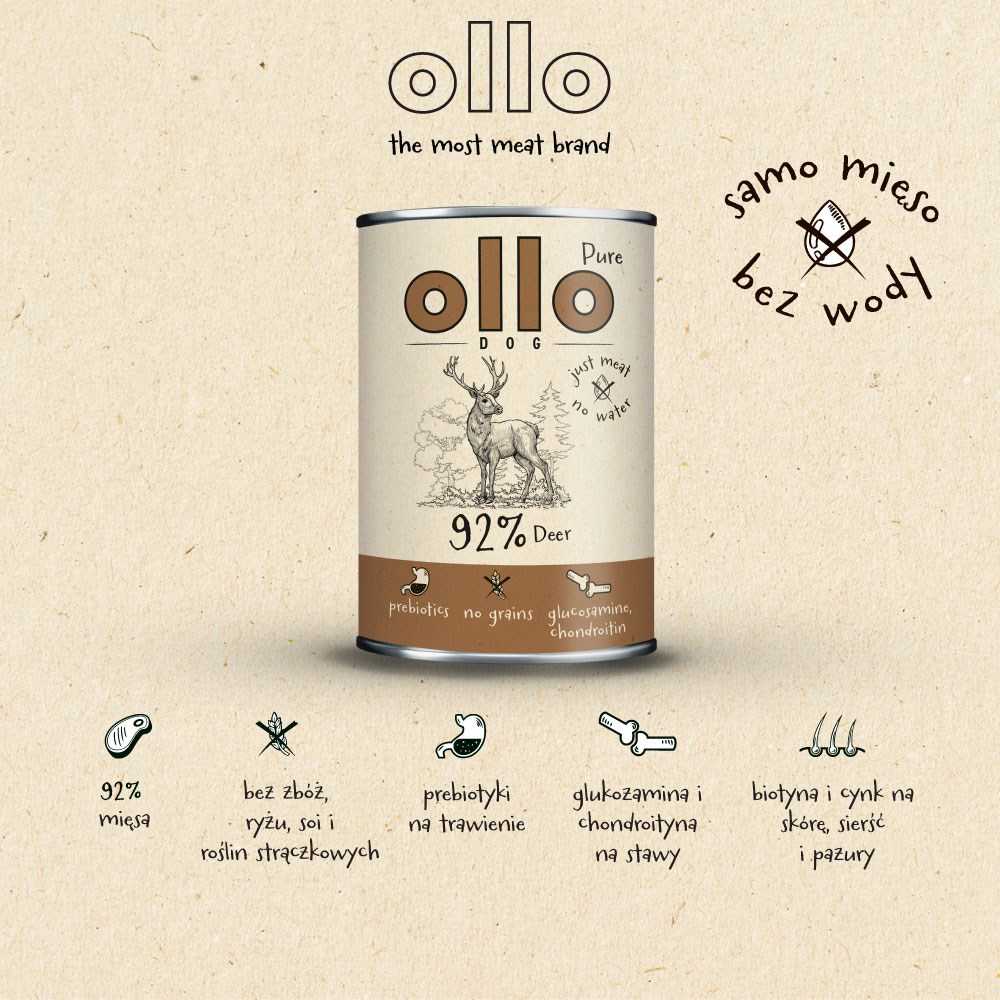 Ollo Grynas elnias 850g