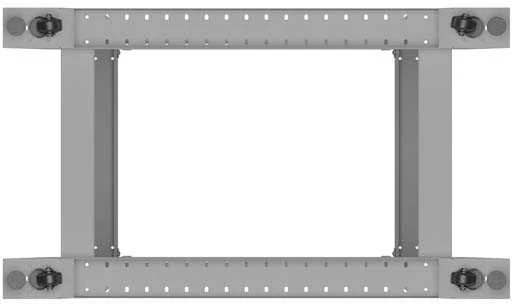 Lanberg Open Rack 42U 600x1000 pilka