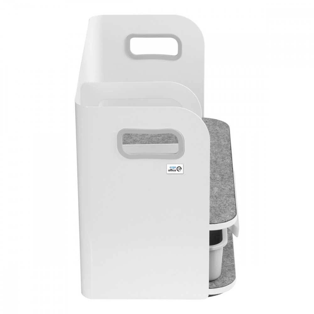 Stalo organizatorius su stalčiumi Ergo Office, baltas, maks. 10kg, ER-440