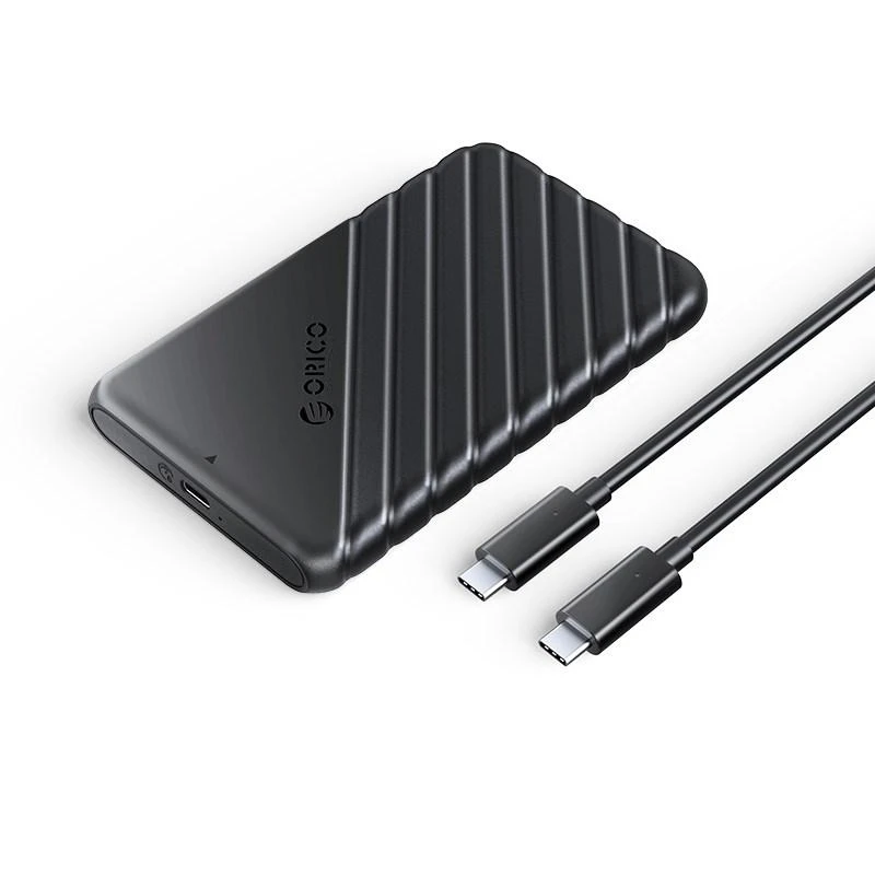 Orico 2.5 colio HDD / SSD korpusas 6 Gbps USB-C 3.1 Gen1 – juodas