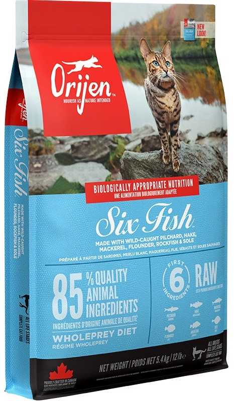 ORIJEN Cat 6 žuvis 5,4kg