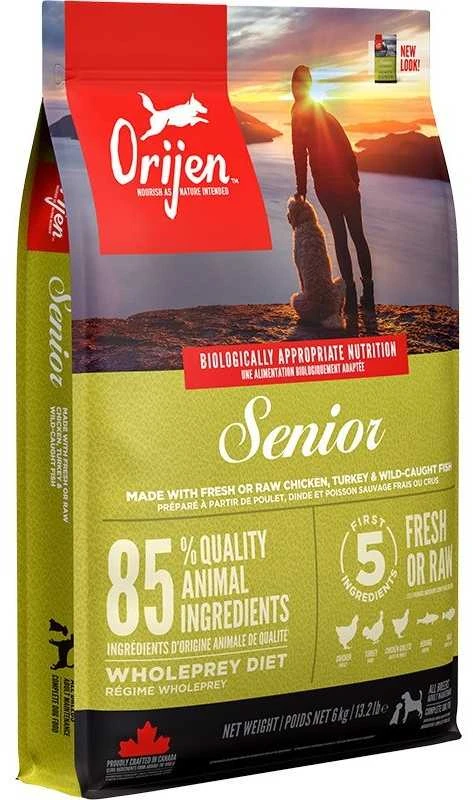 Orijen Senior Dog vištiena, žuvis, kalakutiena 6 kg