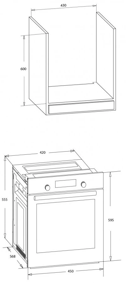 Orkaitė MPM MPM-45-BO-23C