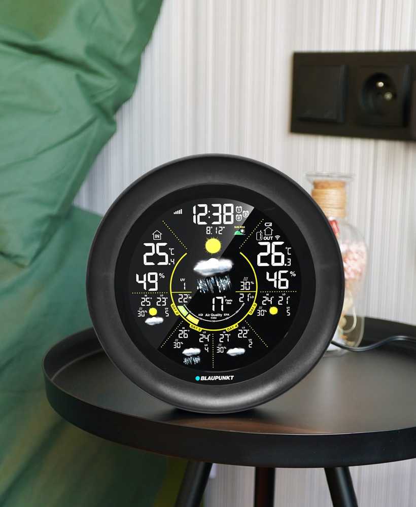 Orų stotelė blaupunkt ws65bk app, juoda