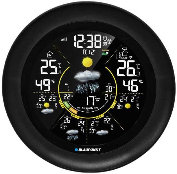 Orų stotelė blaupunkt ws65bk app, juoda
