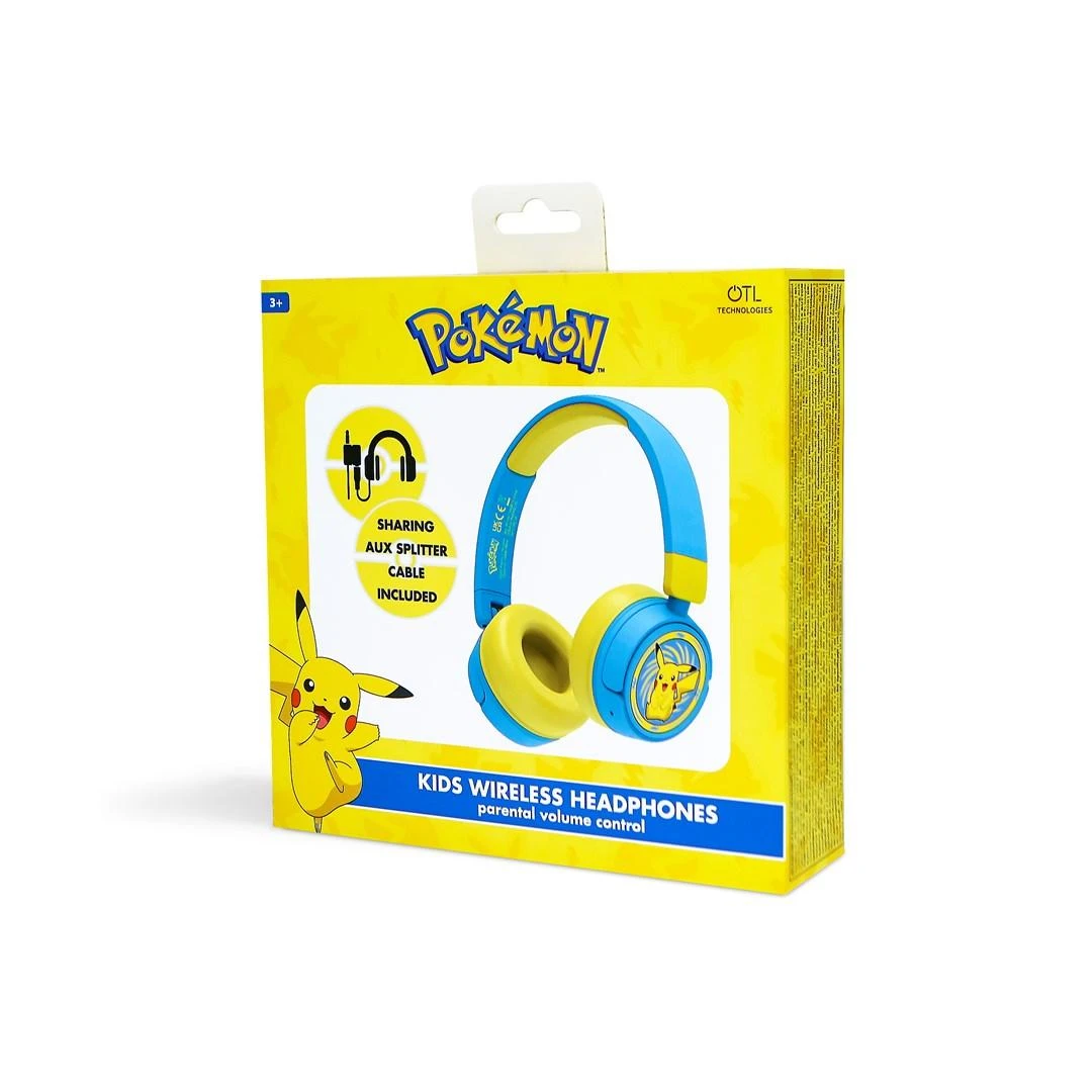 OTL Technologies Pokémon Pikachu belaidės ausinės vaikams