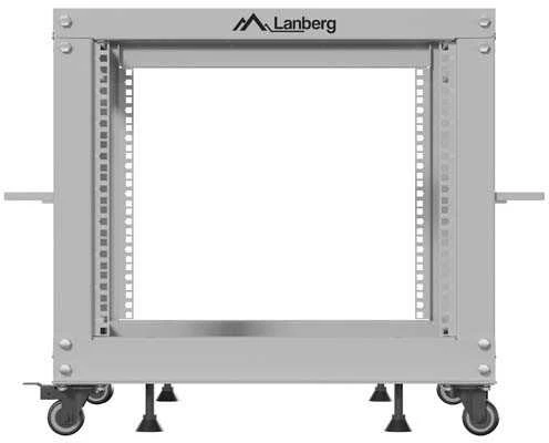 LANBERG OPEN RACK 19" 9U 600X600-1100 ADJUSTABLE Pilkas