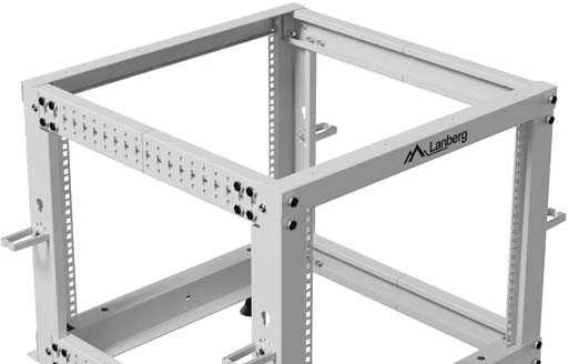 LANBERG OPEN RACK 19" 9U 600X600-1100 ADJUSTABLE Pilkas