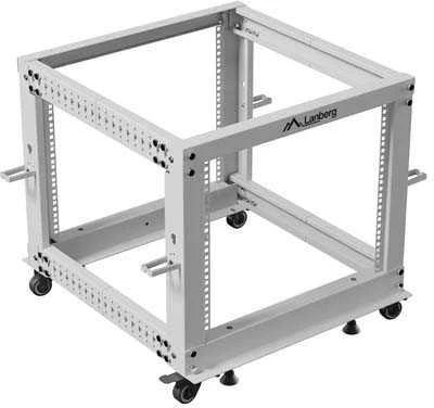 LANBERG OPEN RACK 19" 9U 600X600-1100 ADJUSTABLE Pilkas