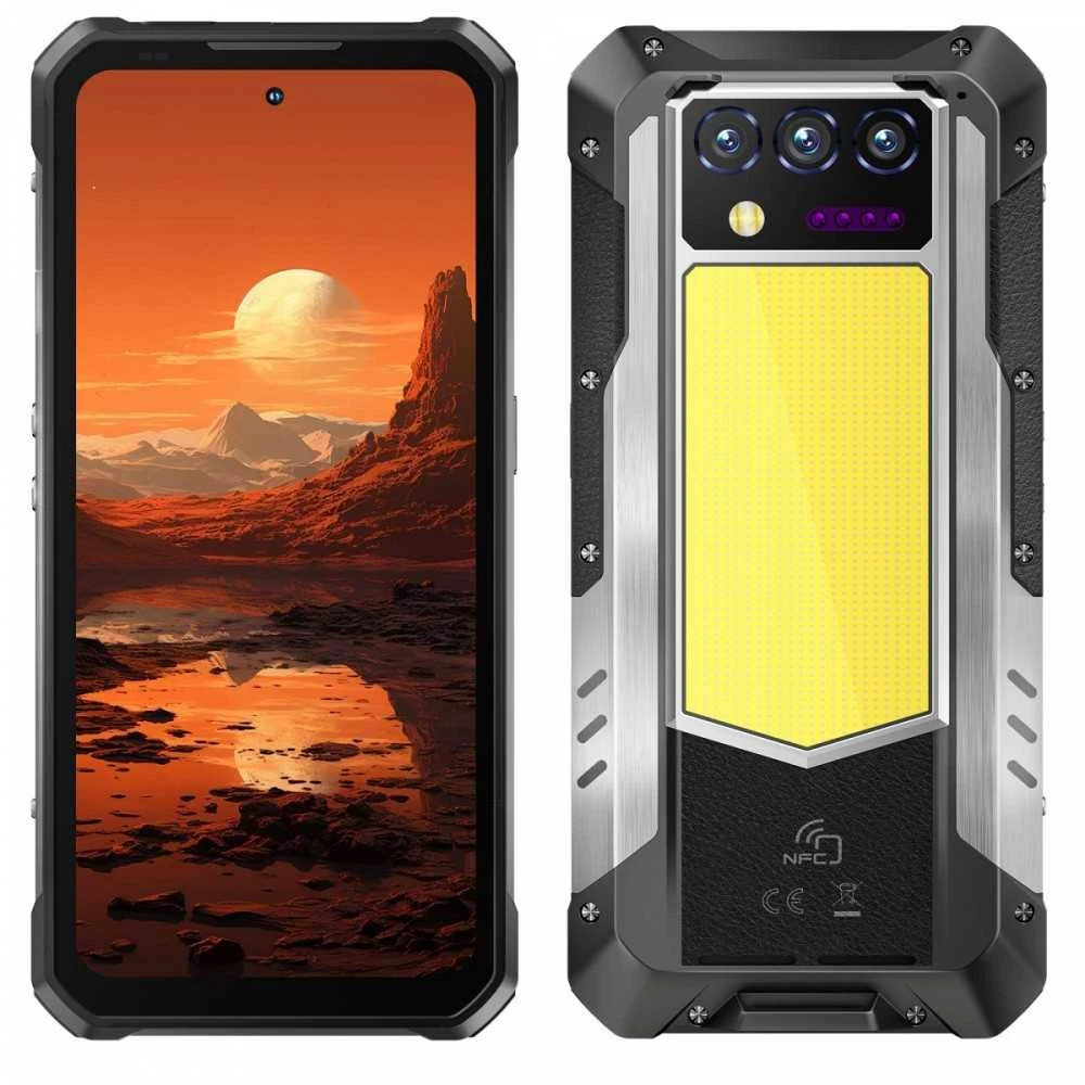 Išmanusis telefonas Oukitel WP100 12/512 GB, 33000 mAh, juodas/sidabrinis