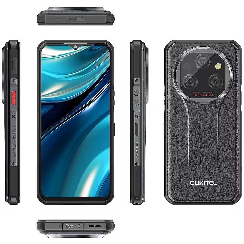 Išmanusis telefonas Oukitel WP39 Pro 5G 12/512GB Pilka (WP39Pro-GY/OL)