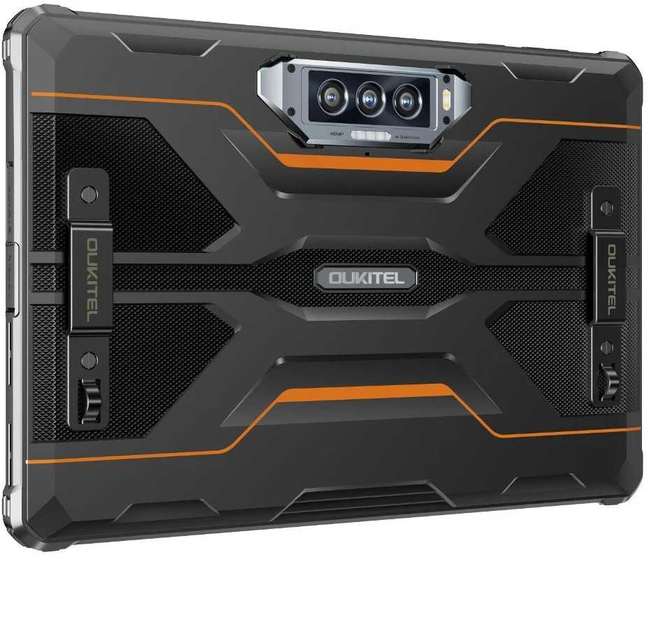Planšetė „Oukitel RT8 6/256GB“, oranžinis, tvirtas, 20000 mAh, be įkroviklio.