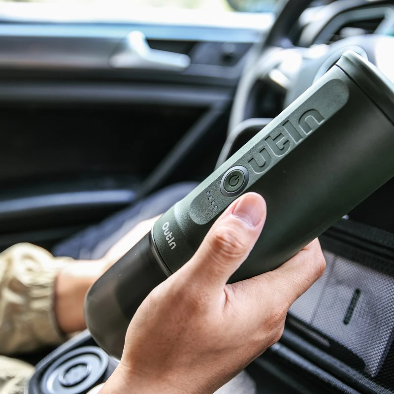 Outin Nano 7500mAh nešiojamasis kavos virimo aparatas - žalias