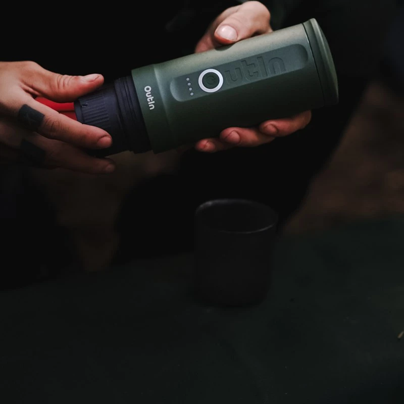 Outin Nano 7500mAh nešiojamasis kavos virimo aparatas - žalias