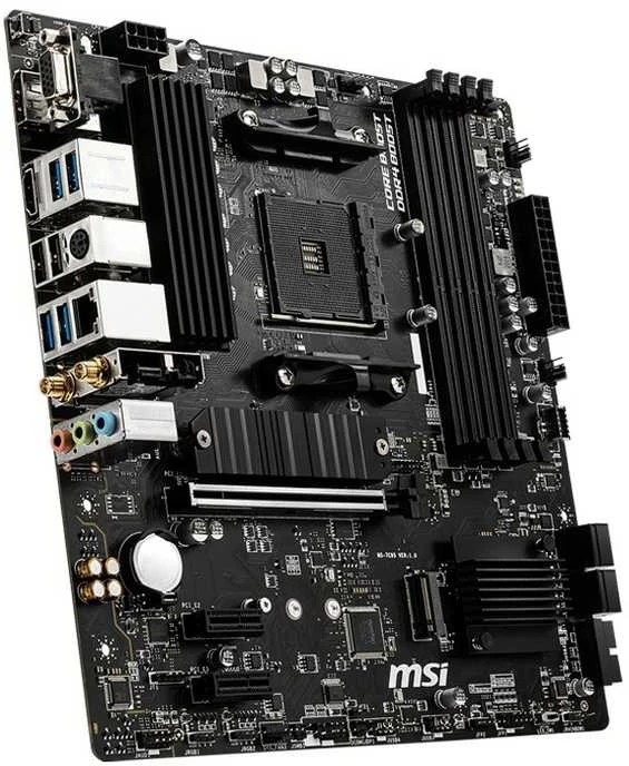 Pagrindinė plokštė MSI B550M PRO-VDH | AMD procesorių šeima | Procesoriaus lizdas AM4 | DDR4 | Atminties lizdai 4 | SATA jungčių skaičius 4 | Lustų rinkinys AMD B | Mikro ATX