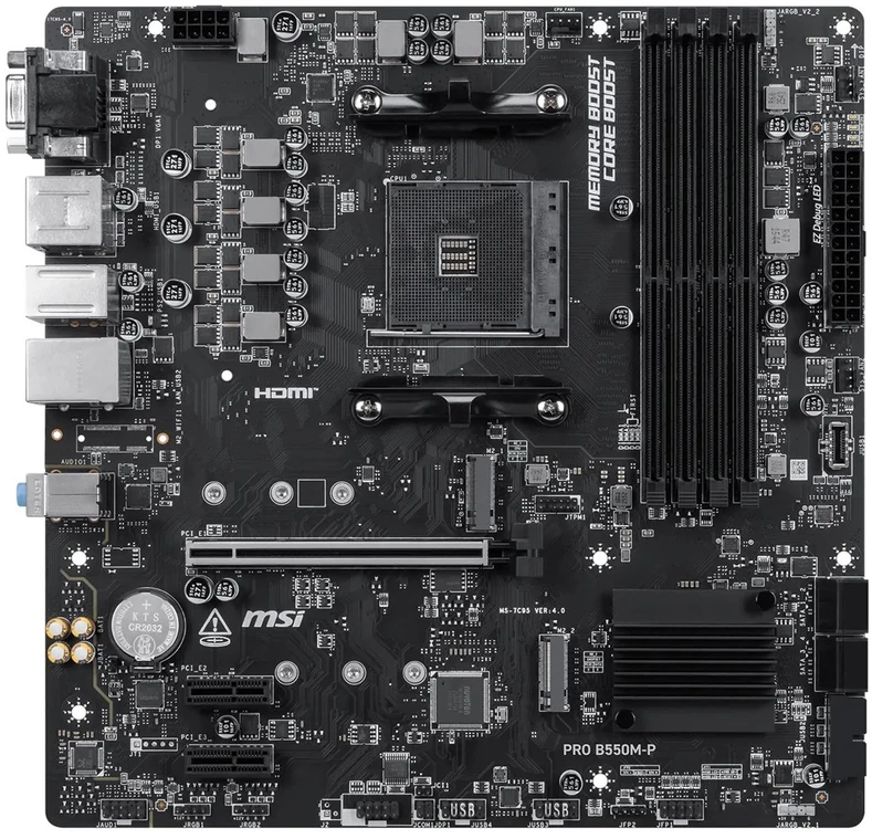 MSI PRO B550M-P motherboard