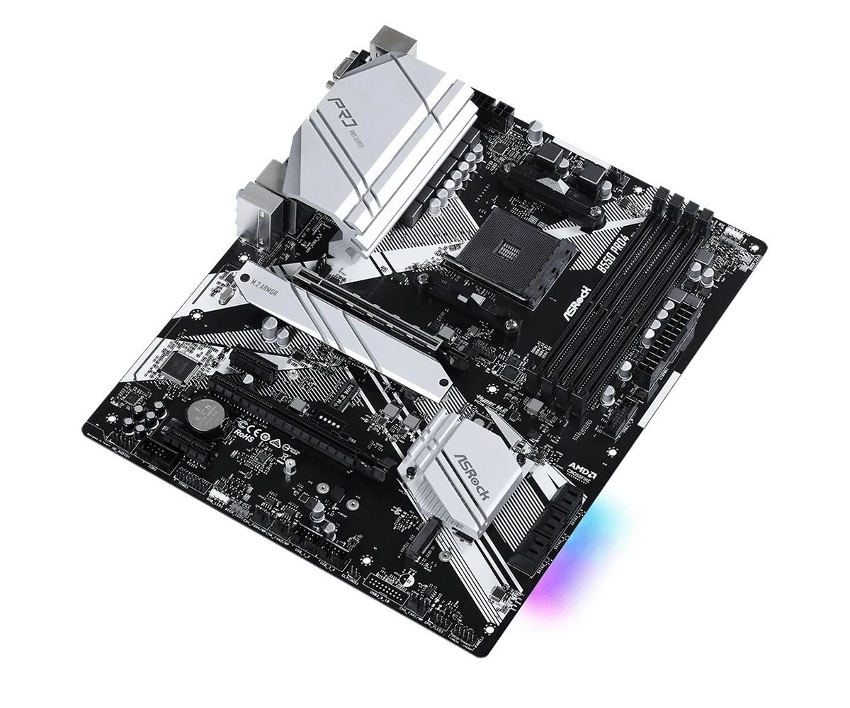 Pagrindinė plokštė ASRock B550 PRO4, AM4, ATX, DDR4