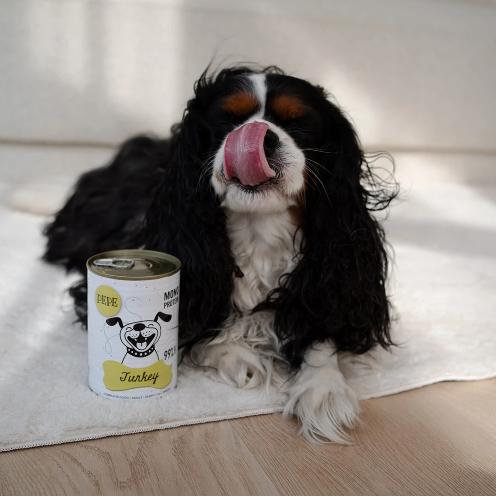 PAKA ZWIERZAKA PEPE kalakutiena mono - wet dog food - 400g