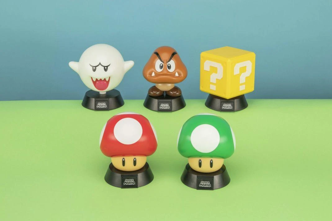 Paladone Super Mario Question Block lempa 10cm