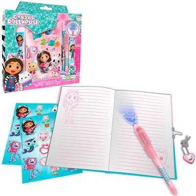 Kids Euroswan Hiszpania „Gabby's Dollhouse“ slaptas dienoraštis su „Magick Ink“ rašikliu