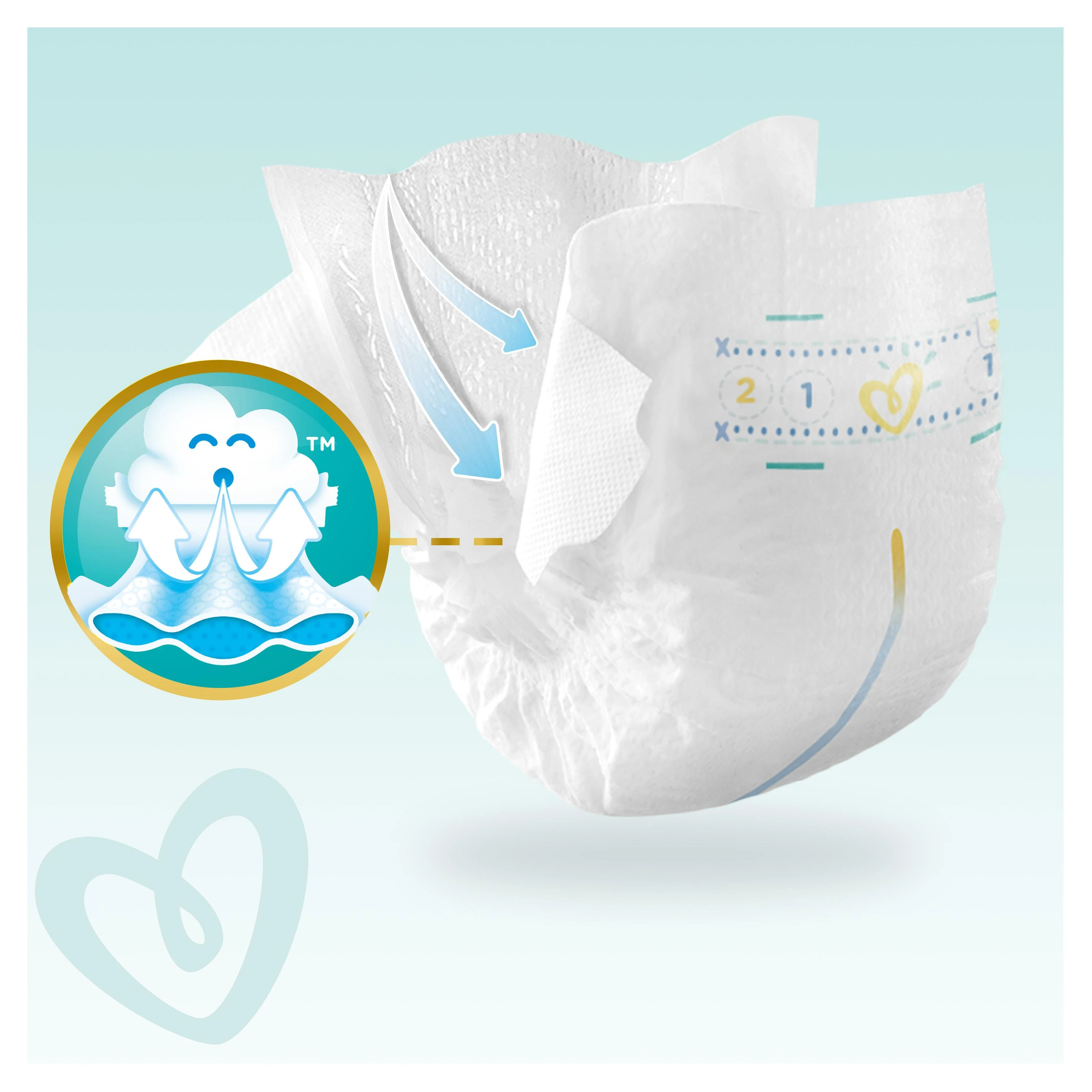 Sauskelnės Pampers Premium Care, 4 dydis, 8–14kg, 104 vnt.