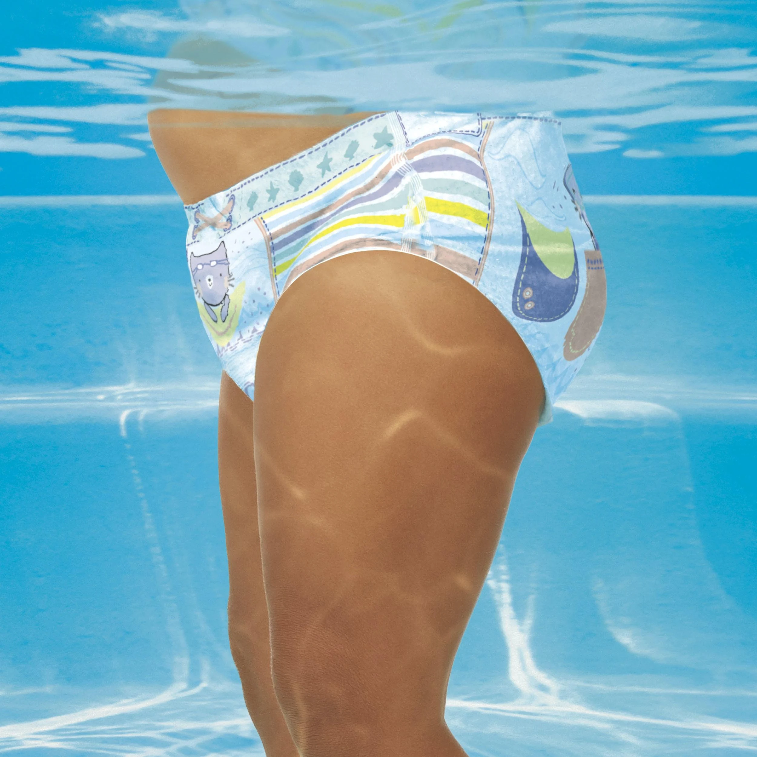 Sauskelnės-Kelnaitės PAMPERS Pants Splashers, 5 dydis 14+ kg, 10 vnt.