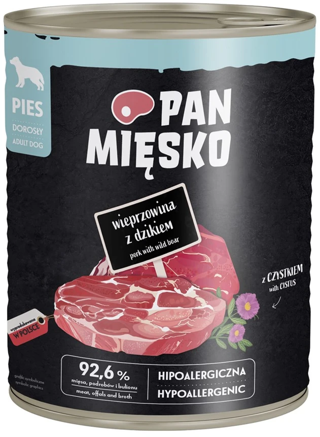 Pan Mięsko Wieprzowina su dzikiem 800g