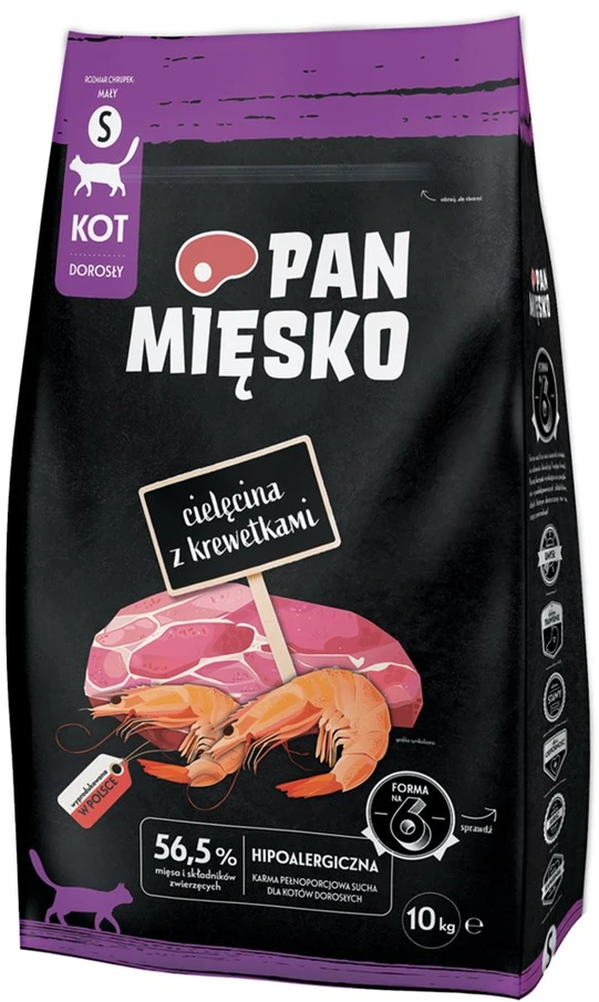 Pan Miesko Ponas Mięsko Veršiena su krevetėmis 10 kg