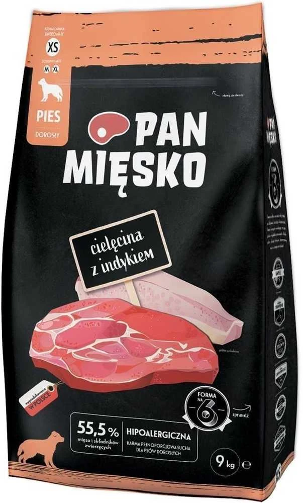Sausas Šunų Maistas - PAN MIĘSKO Veršiena Su Kalakutiena XS 9kg