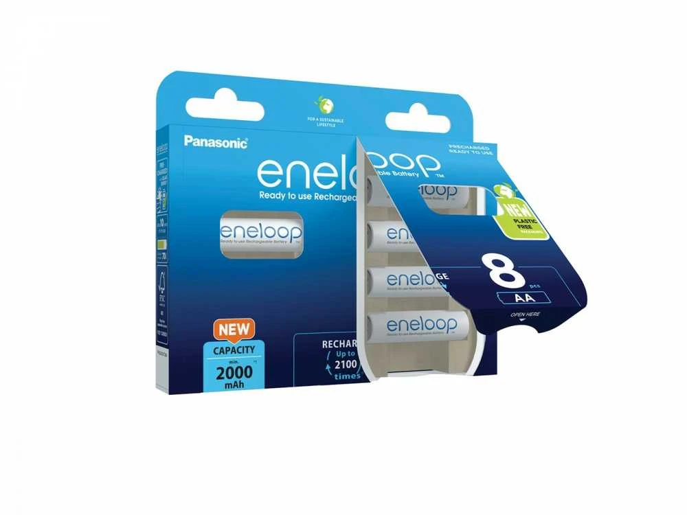 Panasonic Eneloop AA 2000 mAh pakuotė