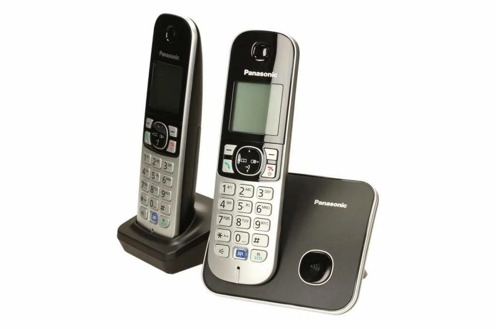 Panasonic KX-TG681 DECT telefonas Juodas,Sidabrinis