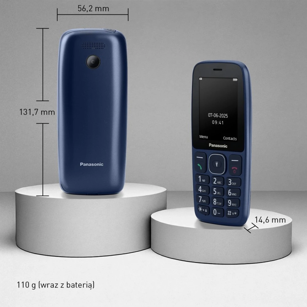 Panasonic Mobilusis telefonas kx-tf400exc mėlyna