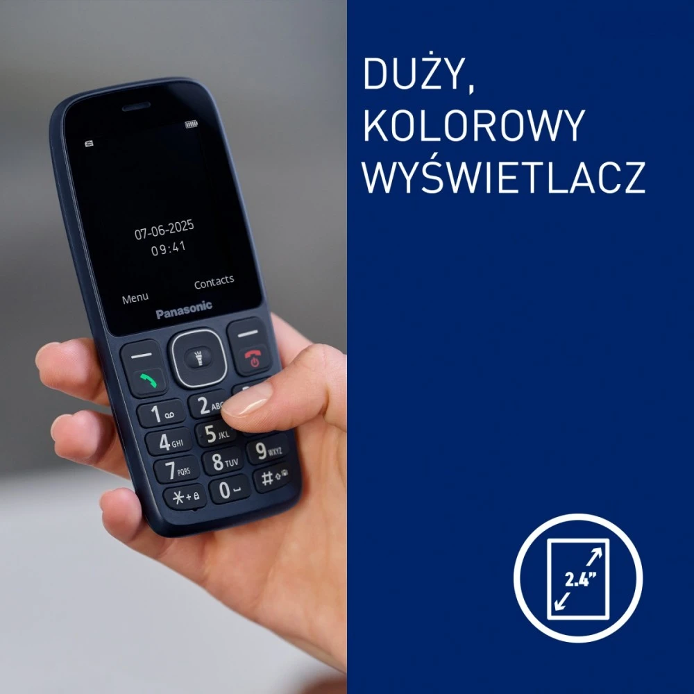 Panasonic Mobilusis telefonas kx-tf400exc mėlyna