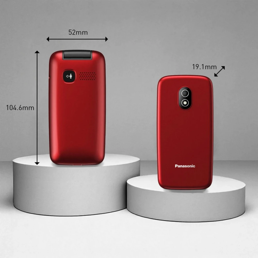 Panasonic Mobilusis telefonas kx-tu410 exr 4g raudona