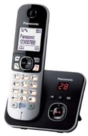 Fiksuotas telefonas Panasonic KX- TG6821PDB Juodieji ir sidabriniai