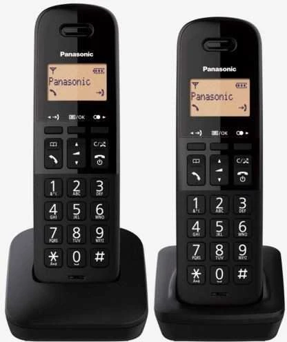 Panasonic Telefonas kx-tgb612 dect duo juoda