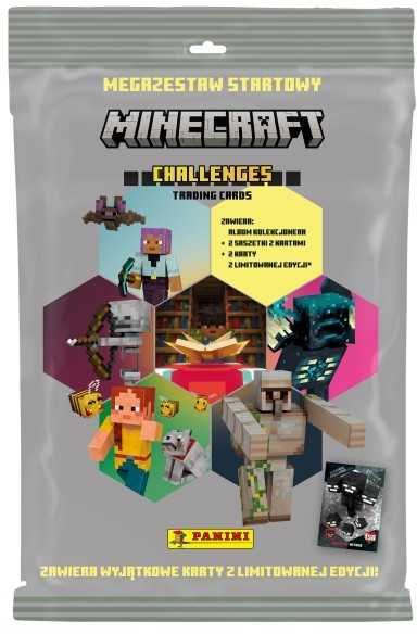 Panini MINECRAFT Kolekcinės kortelės CHALLENGES STARTER