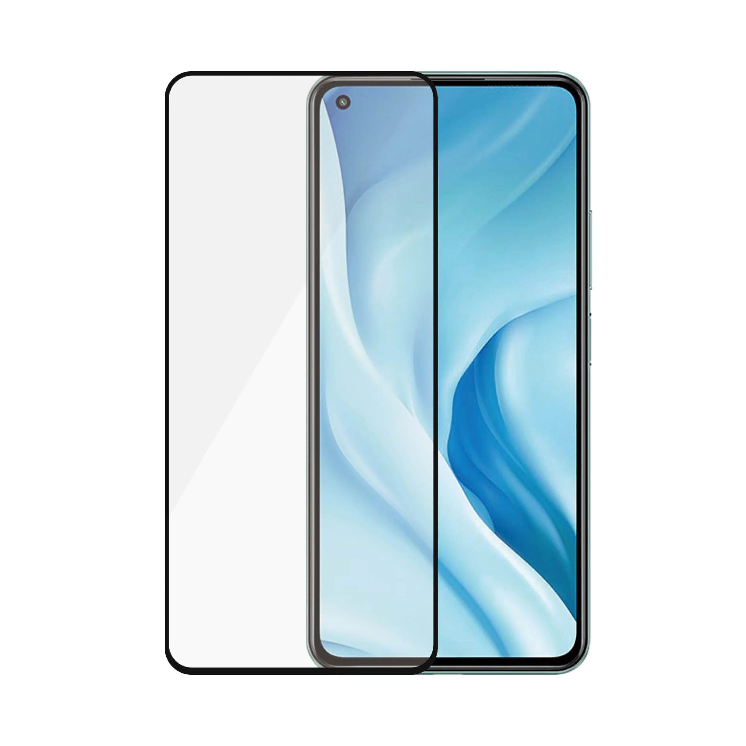 Dėklas Panzer Glass PanzerGlass | Ekrano apsauga | Xiaomi | Mi 11 Lite 4G / 5G / 5G NE | Stiklas | Juodas | Apsaugo visą ekraną; Antibakterinis stiklas; 100% prisilietimas; Sugeriantis smūgius