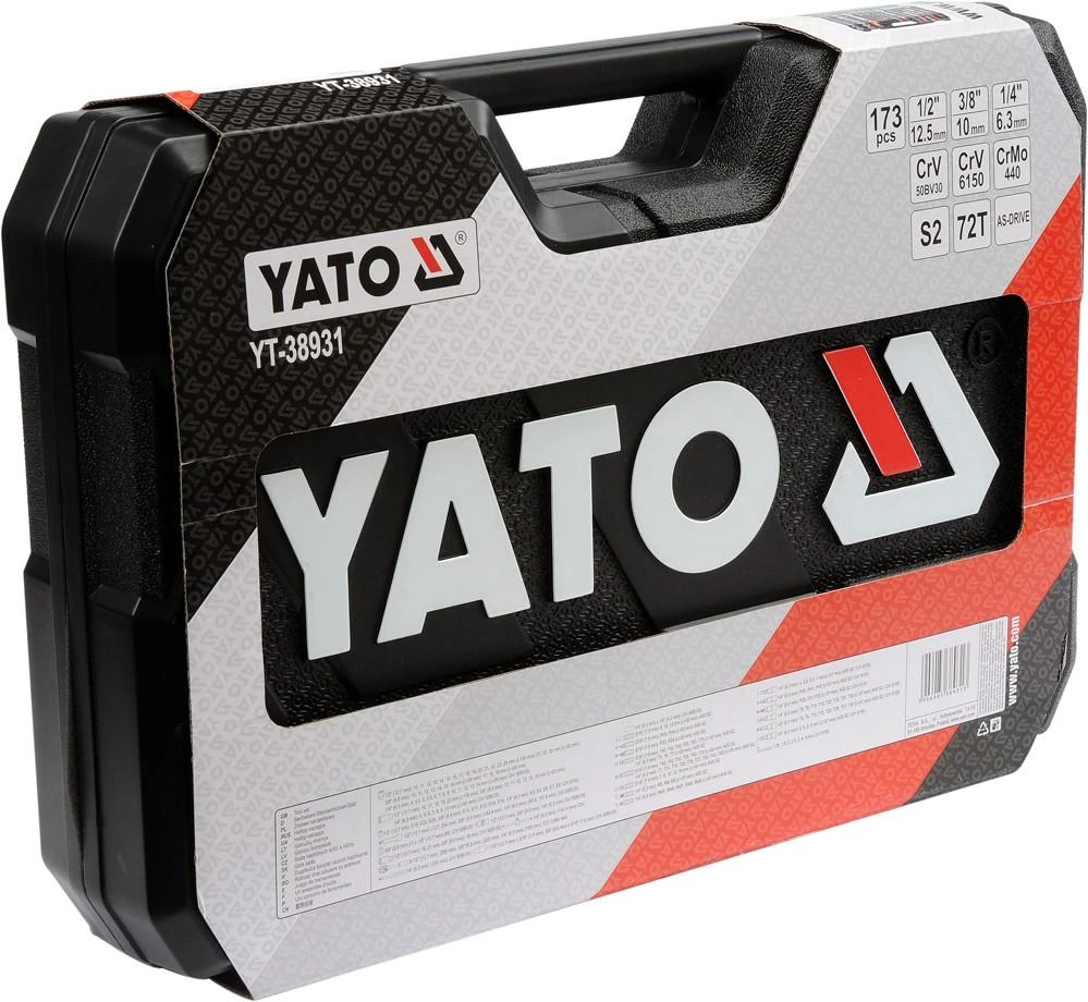 Stanley Raktų rinkinys Yato YT-38931, 173 vnt