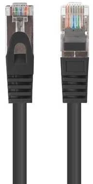 Patchcord kat.6 utp 3m juoda fluke passed lanberg 10-pack