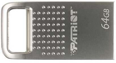 Patriot FLASHDRIVE Tab200 64GB Type A USB 2.0, mini, aliuminio, sidabrinis