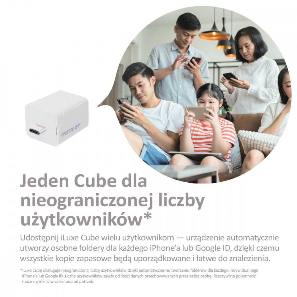 Patriot iLuxe Cube C 256 GB , USB-Stick