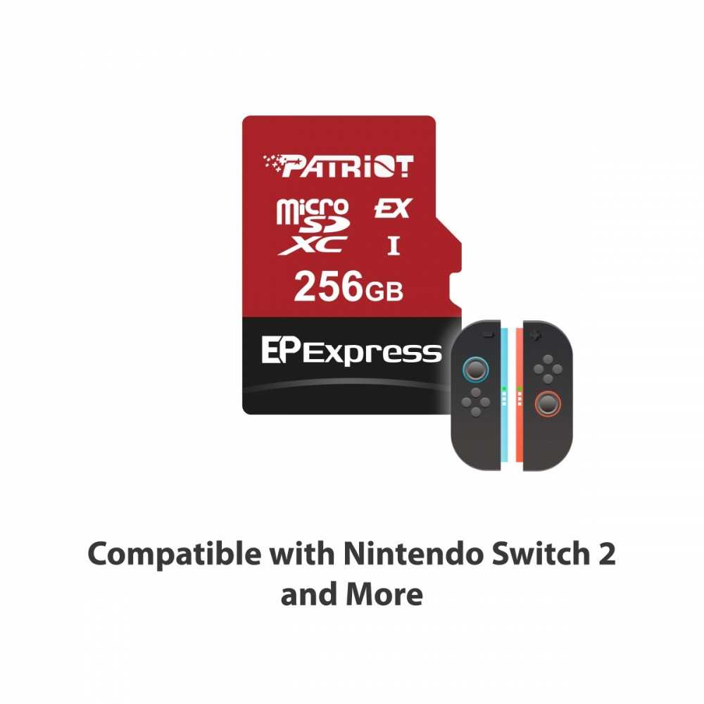 Atminties kortelė PATRIOT MEMORY EP Express Micro SD 256GB