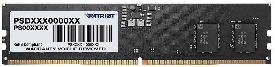 Patriot Memory Signature Line atminties modulis 16 GB 1 x 16 GB DDR5 5600 MHz (PSD516G56002)
