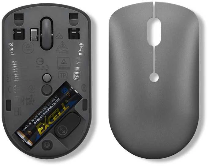 „Pelė Lenovo 540“ belaidė kompaktiška pelė su USB-C jungtimi, pilka