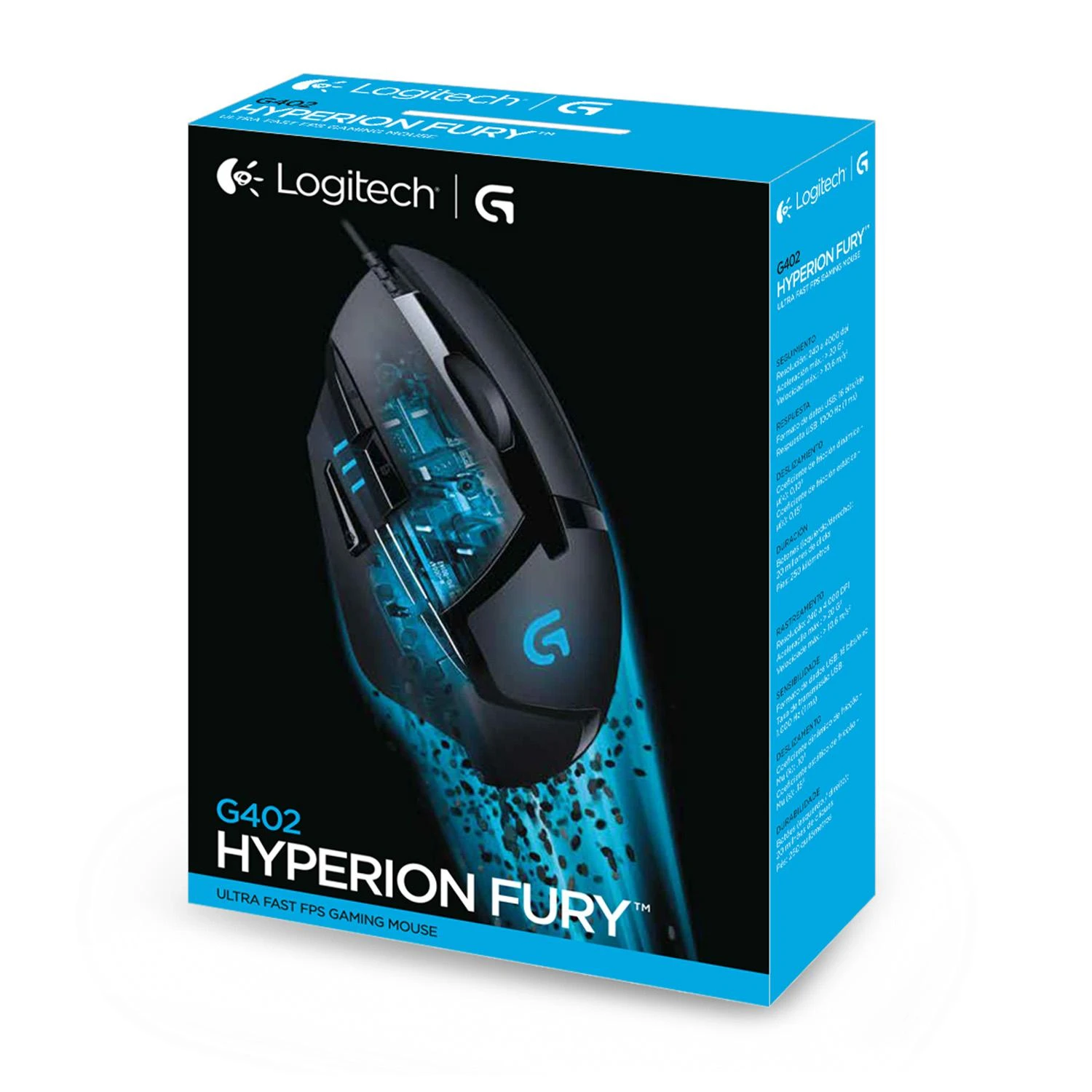 Pelė LOGITECH G402 HYPERION FURY - 4000 DPI - USB