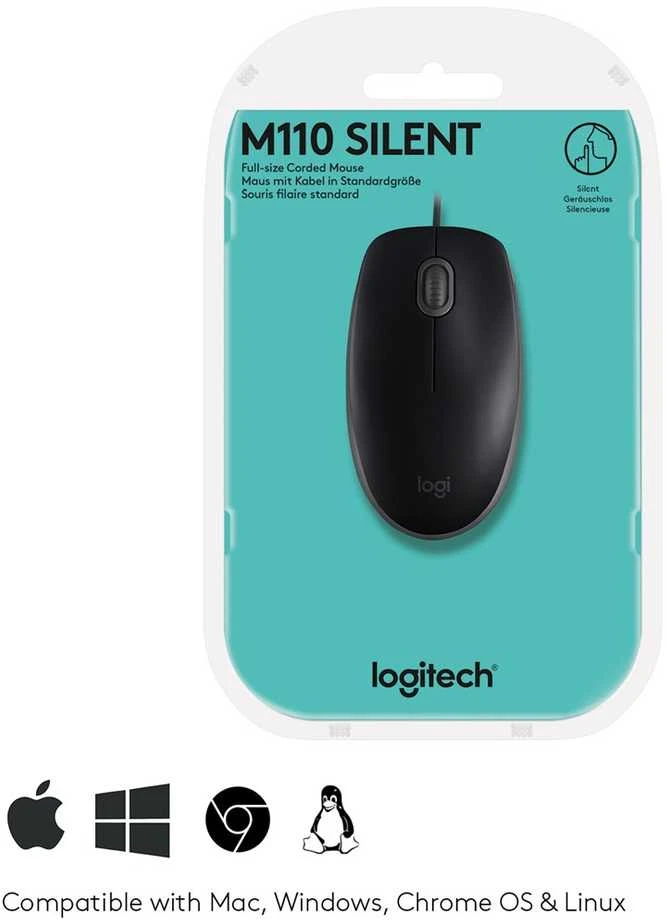 Pelė logitech 910-005508 (optinė; 1000 dpi; spalva juoda)
